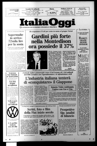 Italia oggi : quotidiano di economia finanza e politica